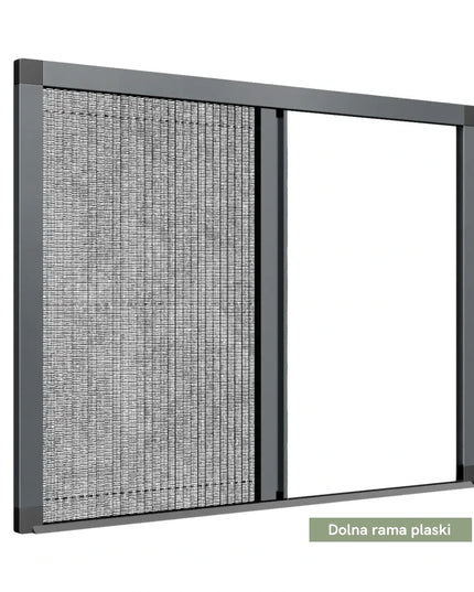 Moskitiera plisowana na drzwi na wymiar Slim