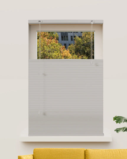 Rolety plisowane plaster miodu na wymiar - zaciemniająca termo - jasnoszary