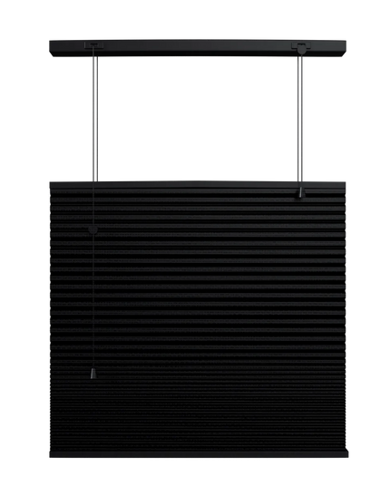 Rolety plisowane plaster miodu na wymiar - zaciemniająca termo - czarny