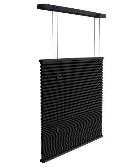 Rolety plisowane plaster miodu na wymiar - zaciemniająca termo - czarny