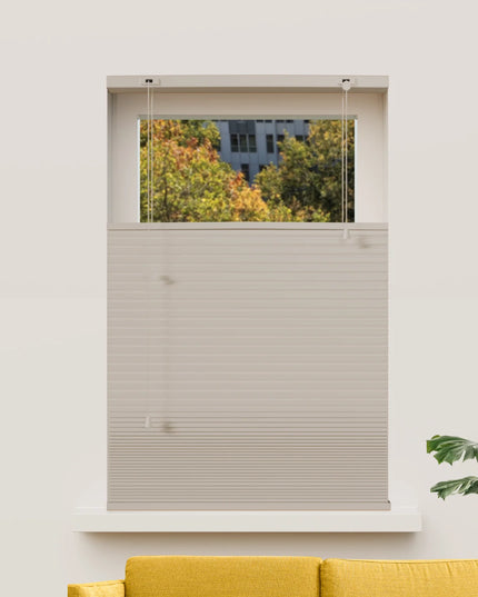 Rolety plisowane plaster miodu na wymiar - zaciemniająca termo - beżowy